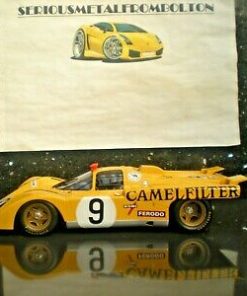 Alternative view of CMR 015 FERRARI 512 M 24 HRS LE MANS 1971 #9 Yellow   1:18