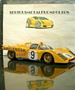 CMR 015 FERRARI 512 M 24 HRS LE MANS 1971 #9 Yellow   1:18 - Image 4