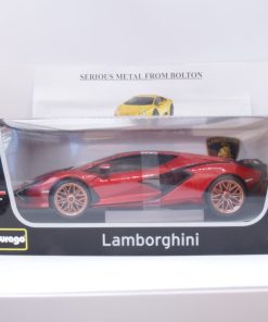Alternative view of BBURAGO 11046R 2019 LAMBORGHINI SIAN FKP 37 RED 1:18