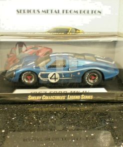 SHELBY 426 FORD GT 40 MK IV LE MANS 1967 #4 BLUE 1:18 SCALE