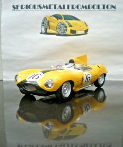 Alternative view of CMR 144 JAGUAR D TYPE #16 LE MANS 1957 1:18