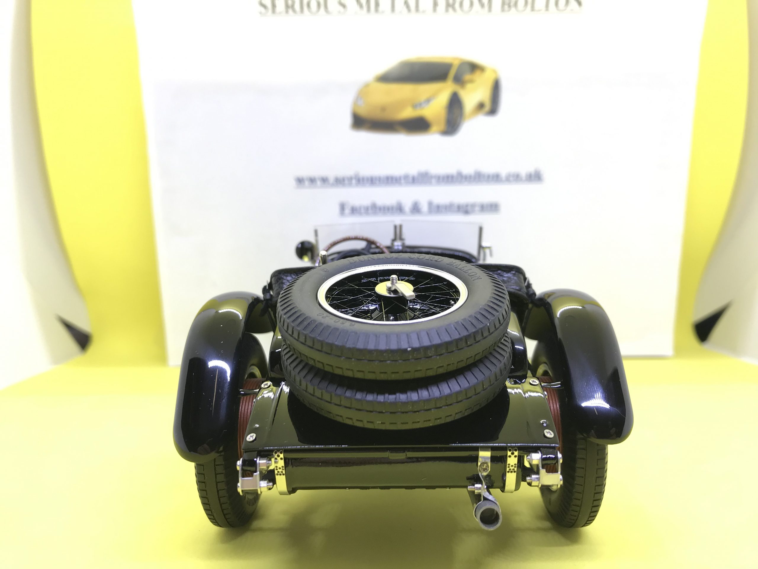 CMC M-208 MERCEDES BENZ SSK 1930 BLACK LIMITED EDITION ONLY 800 1:18 SCALE - Image 12