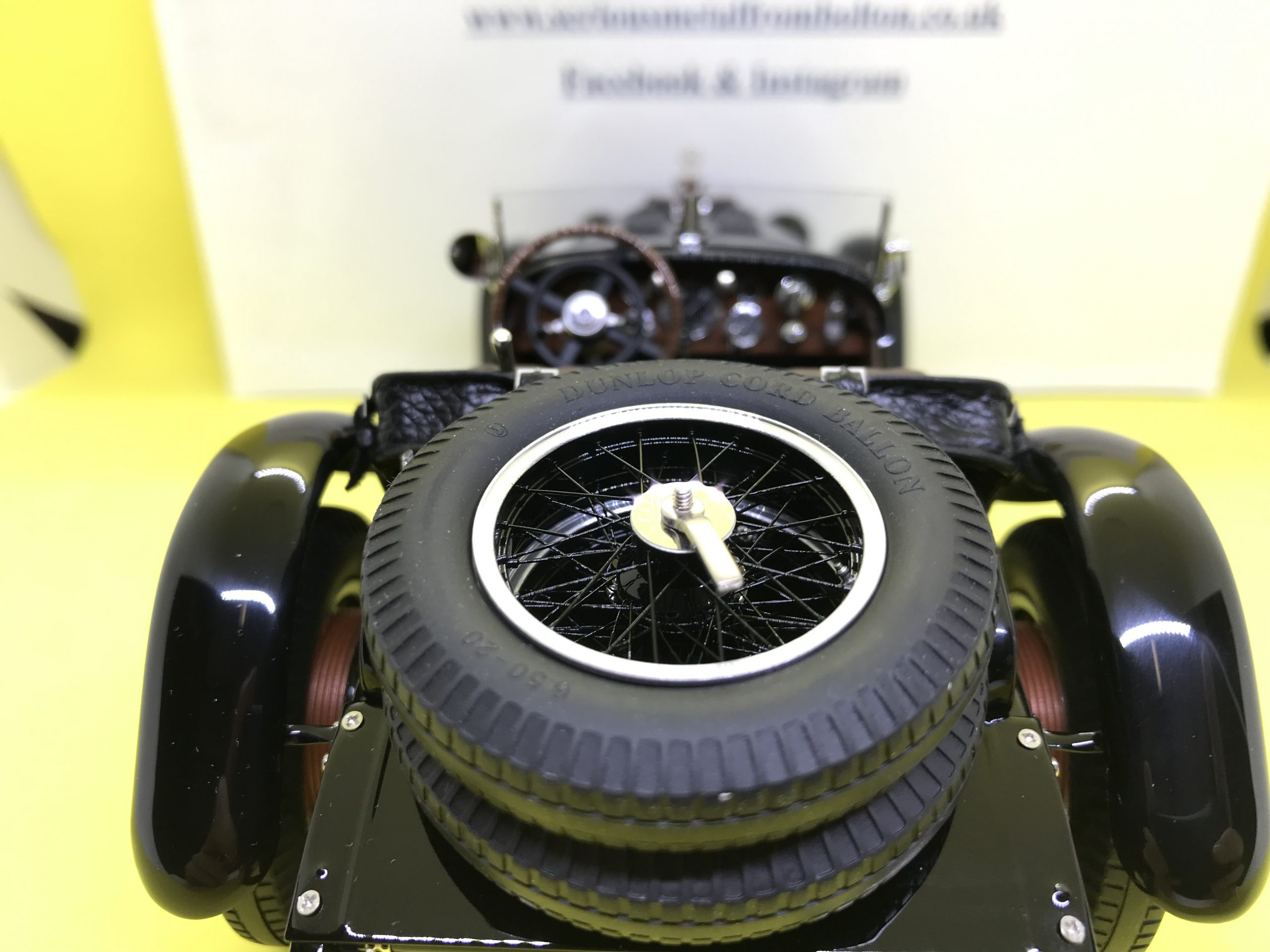 CMC M-208 MERCEDES BENZ SSK 1930 BLACK LIMITED EDITION ONLY 800 1:18 SCALE - Image 11