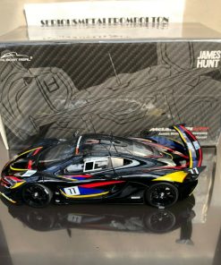 ALMOST REAL ALM840108 McLAREN P1 GTR JAMES HUNT 40TH ANNIVERSARY BLACK 1:18