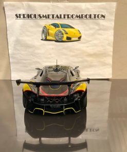 ALMOST REAL ALM840108 McLAREN P1 GTR JAMES HUNT 40TH ANNIVERSARY BLACK 1:18 - Image 7