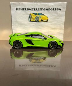 Alternative view of AUTOart 76049 McLAREN 675LT NAPIER GREEN  1:18