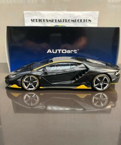 AUTOart 79114A LAMBORGHINI CENTENARIO CLEAR CARBON WITH YELLOW ACCENTS 1:18
