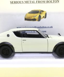 AUTOART 77472 NISSAN SKYLINE 2000GT-R KPGC 110 WHITE 1:18 SCALE - Image 8
