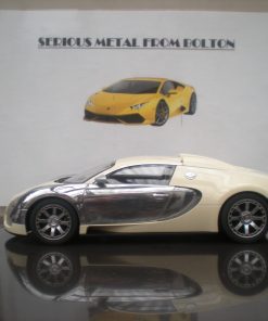Alternative view of AUTOART 70959 BUGATTI VEYRON CENTINAIRE EDITION CREAM & CHROME 1:18
