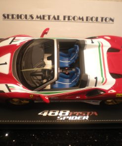 Alternative view of BBR P18162LA FERRARI 488 PISTA SPYDER LAUDA VERSION LIMITED EDITION 138 ONLY 1:18