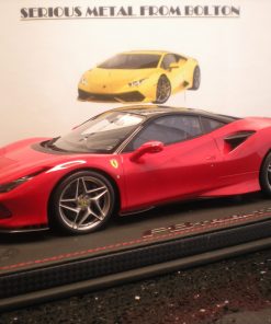 BBR P18171ARCM FERRARI F8 TRIBUTE GENEVA 2019 RED WITH BLACK ROOF LIMITED EDITION 1:18