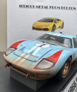 SHELBY 405 FORD GT 40 MK11 LE MANS 1966 #1 KEN MILES "END OF RACE" 1:18
