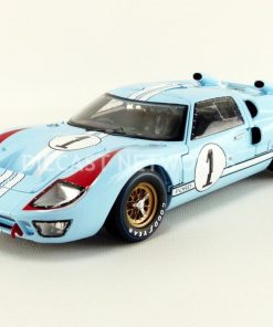 SHELBY COLLECTIBLES SHELBY 411 FORD GT 40 MK11 LE MANS 1966 #1 KEN MILES 1:18 - Image 11