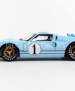 SHELBY COLLECTIBLES SHELBY 411 FORD GT 40 MK11 LE MANS 1966 #1 KEN MILES 1:18 - Image 10