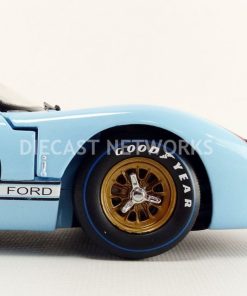 SHELBY COLLECTIBLES SHELBY 411 FORD GT 40 MK11 LE MANS 1966 #1 KEN MILES 1:18 - Image 7
