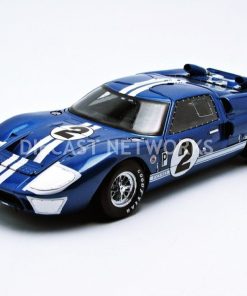 Alternative view of SHELBY COLLECTIBLES SHELBY 401 FORD GT 40 MK11 SEBRING 1966 BLUE #2 DAN GURNEY1:18