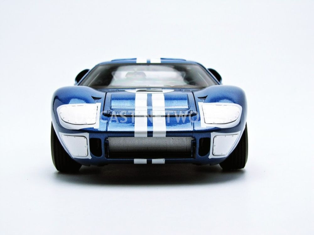 SHELBY COLLECTIBLES SHELBY 401 FORD GT 40 MK11 SEBRING 1966 BLUE #2 DAN GURNEY1:18 - Image 8