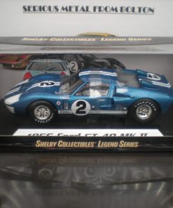 SHELBY COLLECTIBLES SHELBY 401 FORD GT 40 MK11 SEBRING 1966 BLUE #2 DAN GURNEY1:18