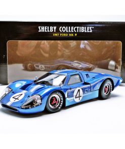 Alternative view of SHELBY 426 FORD GT 40 MK IV LE MANS 1967 #4 BLUE 1:18 SCALE