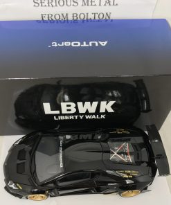 Alternative view of AUTOART 79184 LAMBORGHINI AVENTADOR LIBERTY WALK GLOSS BLACK / GOLD 1:18