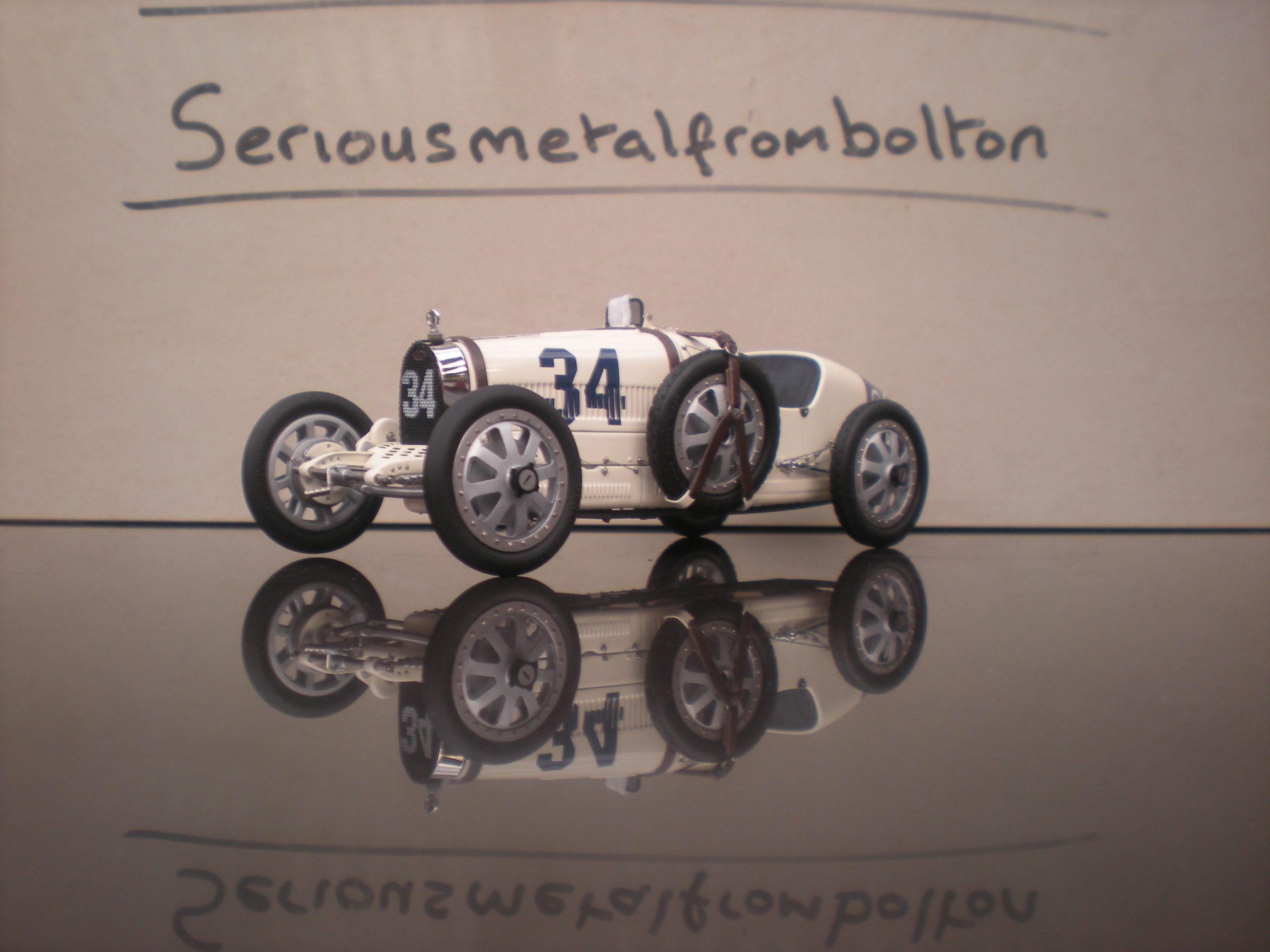CMC M-100-006 Bugatti T35 National Colour Project USA White & Blue #34 LIMITED EDITION 1:18 SCALE - Image 12