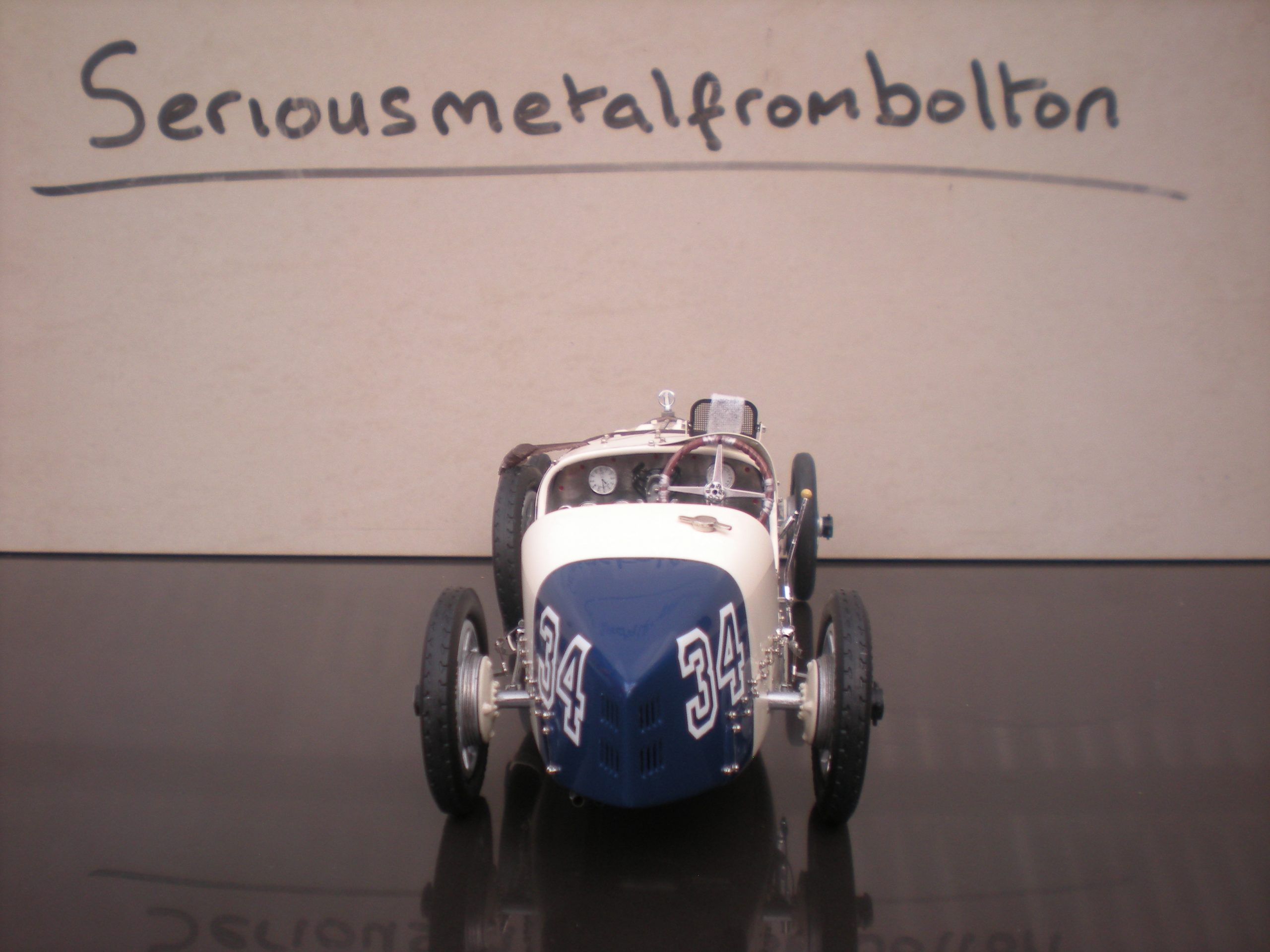 CMC M-100-006 Bugatti T35 National Colour Project USA White & Blue #34 LIMITED EDITION 1:18 SCALE - Image 6