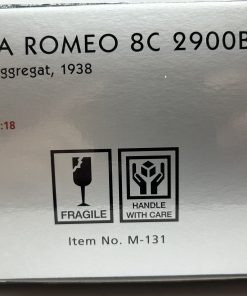 CMC M-131 1938 ALFA ROMEO 8C 2900 B ENGINE INCLUDING DISPLAY CASE 1:18 SCALE - Image 3