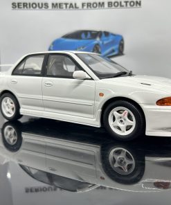 OTTO MOBILE OT1065 1995 MITSUBISHI LANCER EVO III WHITE L/E 1:18 SCALE - Image 7