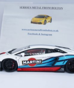 AUTOART 79185 LAMBORGHINI AVENTADOR LIBERTY WALK 2017 MARTINI LIVERY 1:18 - Image 12