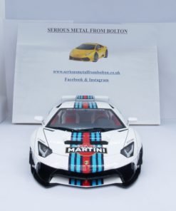 AUTOART 79185 LAMBORGHINI AVENTADOR LIBERTY WALK 2017 MARTINI LIVERY 1:18 - Image 10