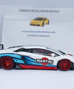 AUTOART 79185 LAMBORGHINI AVENTADOR LIBERTY WALK 2017 MARTINI LIVERY 1:18 - Image 8