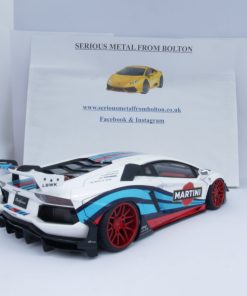 AUTOART 79185 LAMBORGHINI AVENTADOR LIBERTY WALK 2017 MARTINI LIVERY 1:18 - Image 7