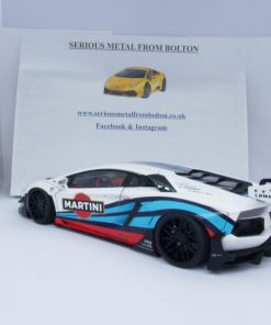 AUTOART 79185 LAMBORGHINI AVENTADOR LIBERTY WALK 2017 MARTINI LIVERY 1:18 - Image 5