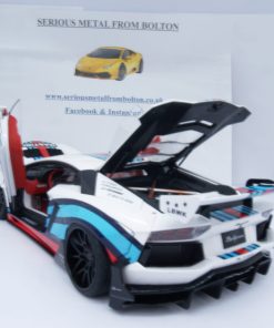 AUTOART 79185 LAMBORGHINI AVENTADOR LIBERTY WALK 2017 MARTINI LIVERY 1:18 - Image 3
