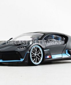 BURRAGO 18 11045BK BUGATTI DIVO 2018  BLUE/BLACK 1:18 SCALE - Image 11