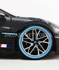 BURRAGO 18 11045BK BUGATTI DIVO 2018  BLUE/BLACK 1:18 SCALE - Image 7