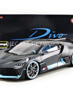 BURRAGO 18 11045BK BUGATTI DIVO 2018 BLUE/BLACK 1:18 SCALE